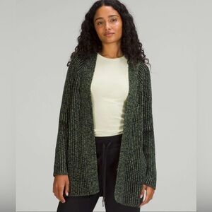 Lululemon Cotton-Cashmere Blend Sweater Wrap size 4